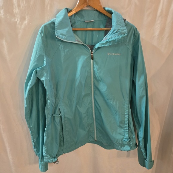 Columbia‎ Women's Switchback II Jacket Green Blue (Miami) Women's Size XL - Picture 1 of 12